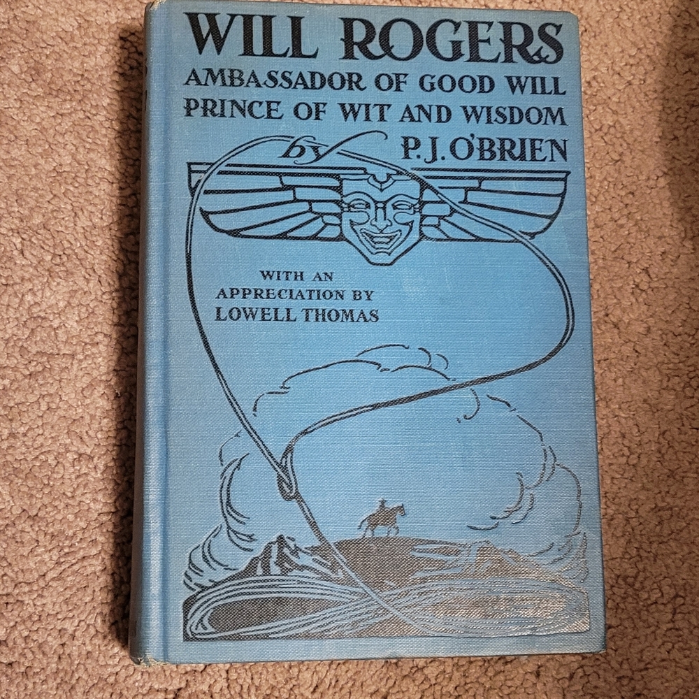 Will Roger's Ambassador of good will used book